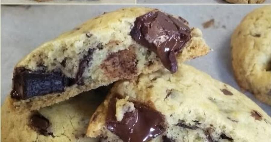 Soft cookies με κομμάτια σοκολάτας – Μαλακά και αφράτα μπισκότα