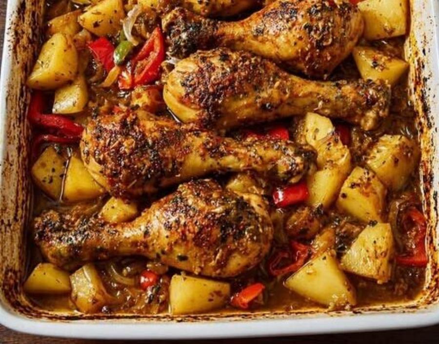 Το πιο εύκολο κοτόπουλο φούρνου με πατάτες