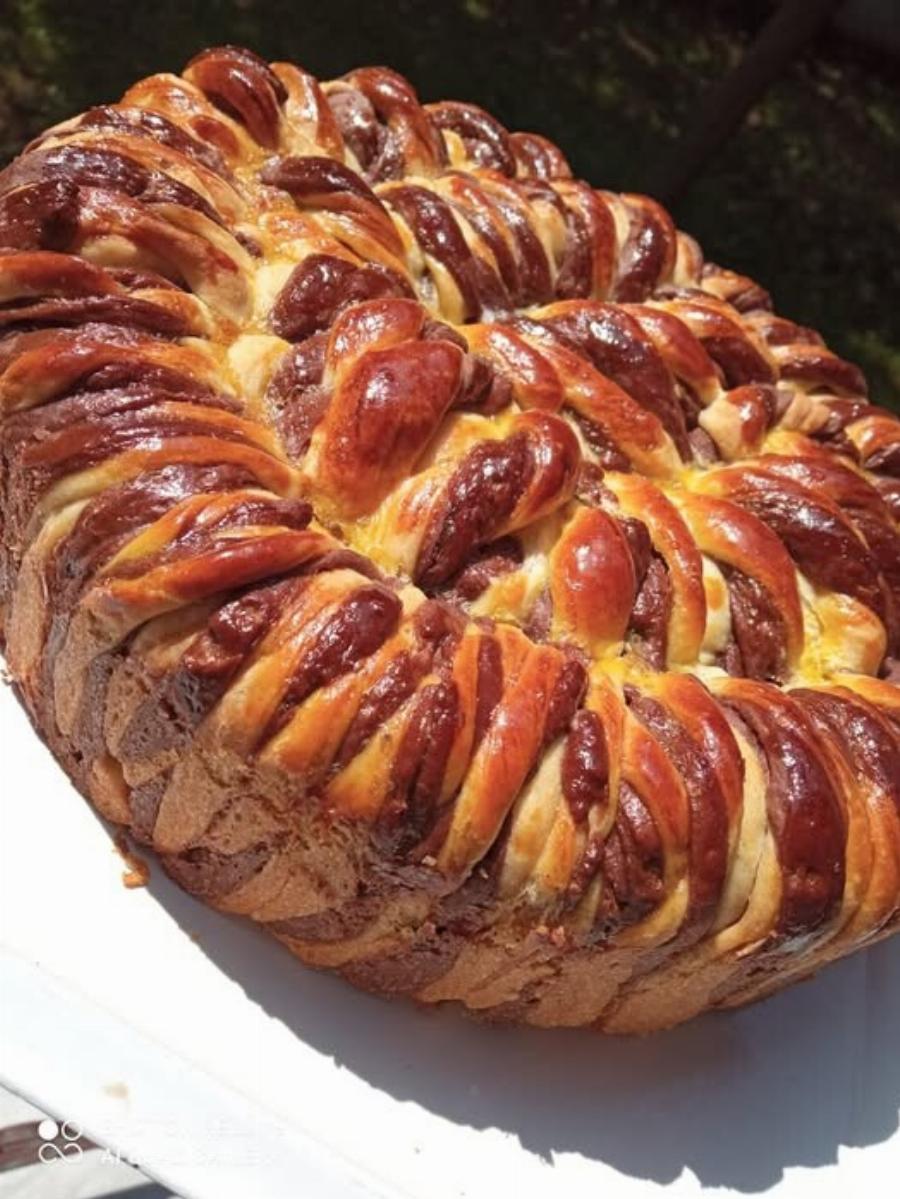 Ζέβρα κουλούρα αφράτη – Εύκολη συνταγή με κακάο και βανίλια