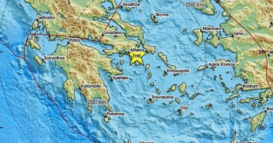 Έξι σεισμοί τα ξημερώματα στην Αττική