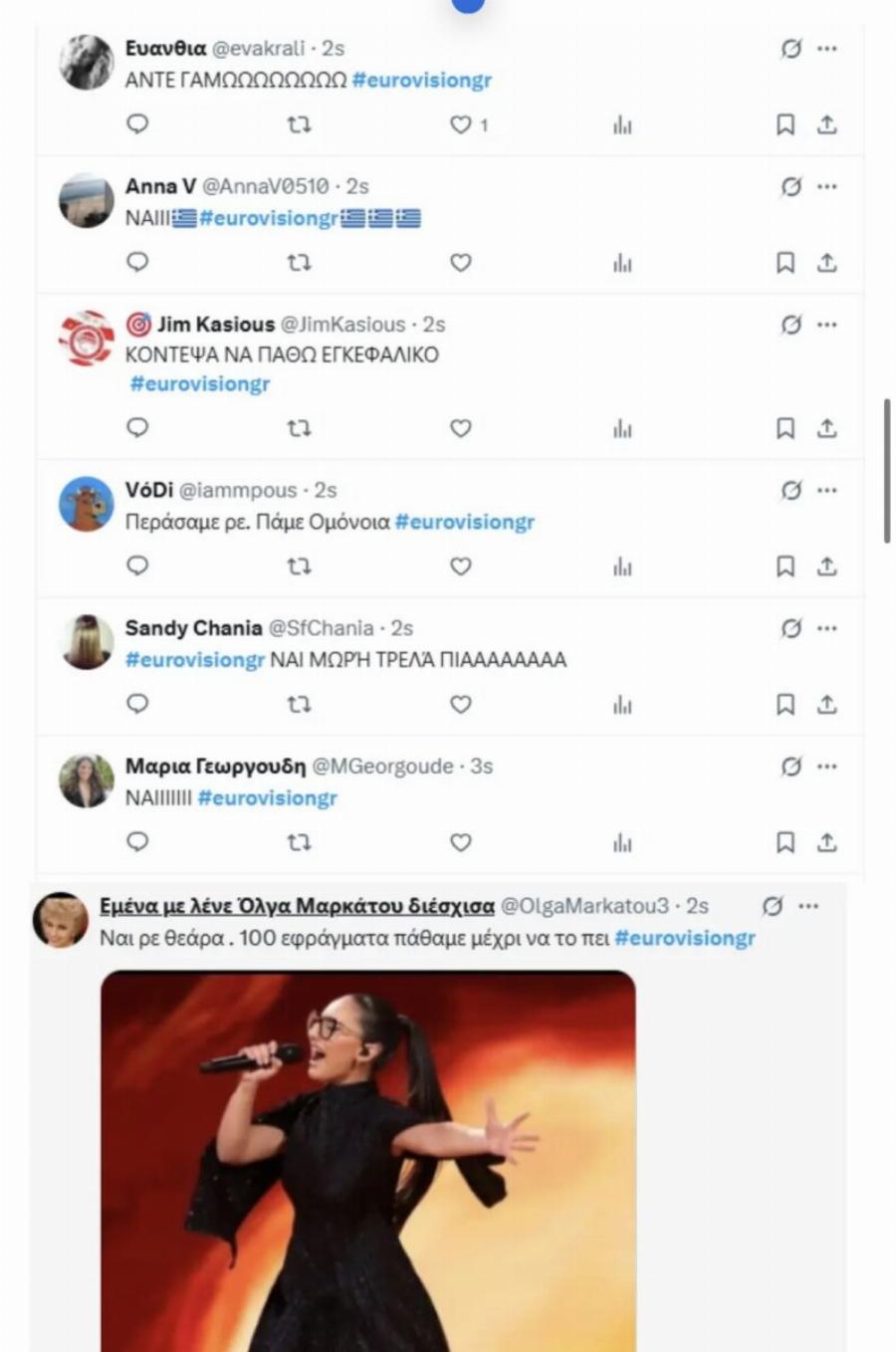 «Ήταν δίκαιο, έγινε πράξη» – Χαμός στο Twitter/X με την πρόκριση της Κλαυδίας στον τελικό