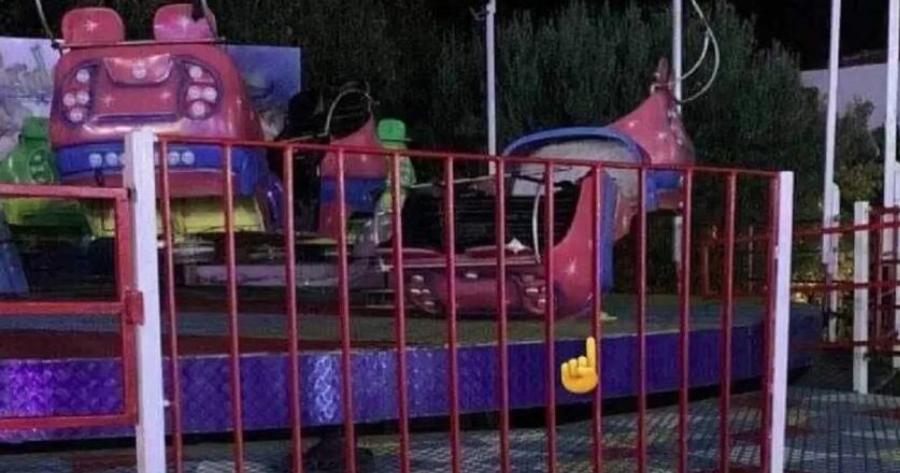 Φωτογραφία – Ντοκουμέντο από το κάθισμα που ξεκόλλησε με αποτέλεσμα να χάσει τη ζωή του ο 19χρονος στο Λούνα Παρκo