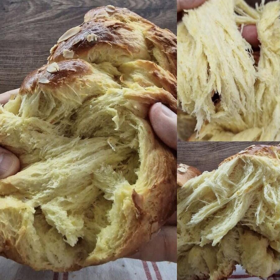 Τσουρέκι χωρίς ζύμωμα που γίνεται κορδόνια – Το μυστικό για τέλεια υφή