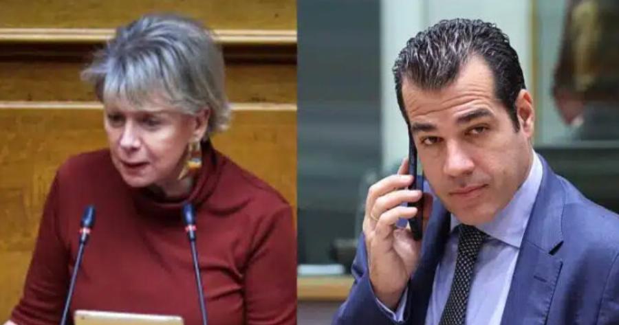 Χαμός με την Έλενα Ακρίτα – Την «είπε» στον Θάνο Πλεύρη με αυτό τον τρόπο