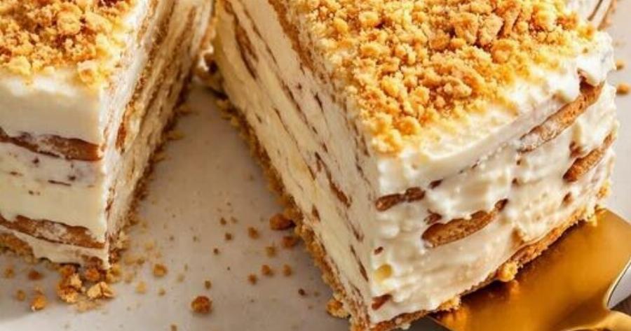 Το εύκολο γλυκό ψυγείου με μπισκότα και καφέ που θα λατρέψεις