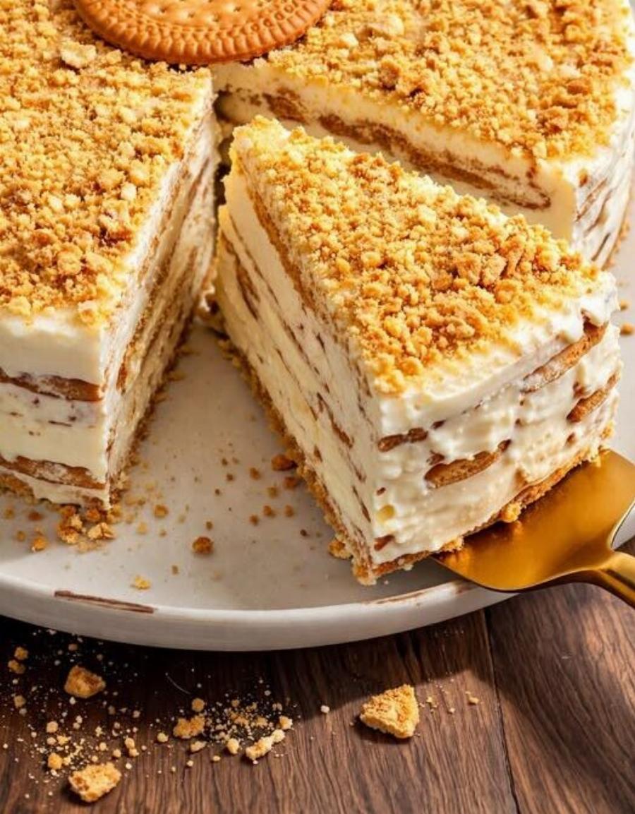 Το εύκολο γλυκό ψυγείου με μπισκότα και καφέ που θα λατρέψεις