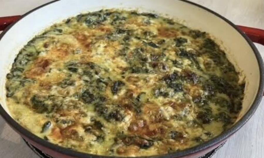 Κρεμώδες σπανάκι φούρνου με τυρί – Έτοιμο σε 10 λεπτά