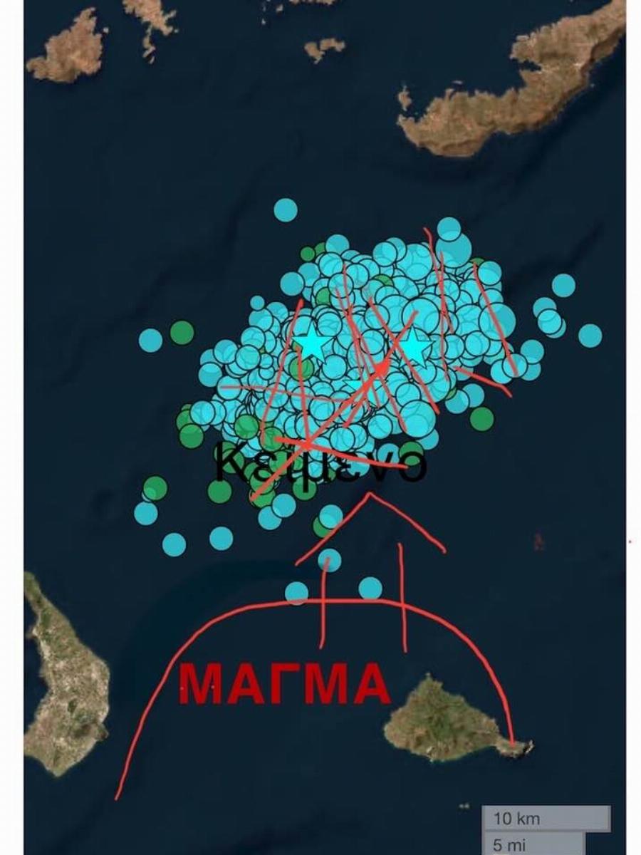 Σuvαγεpμός για Σαντορίνη: Έκpnξn ηφαιστείου και σεισμo 6 Pίχτερ βλέπουν ειδικοί!