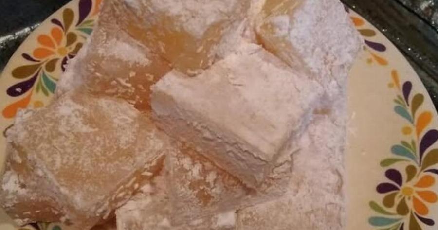 Λουκούμια πορτοκαλιού με ροδόσταγμα – Αρωματική και εύκολη συνταγή