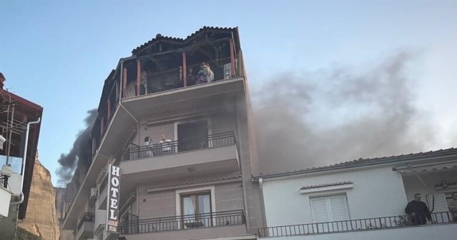 Τραγωδία στην Καλαμπάκα: Νεκρός ο ιδιοκτήτης του ξενοδοχείου που ξέσπασε η φωτιά