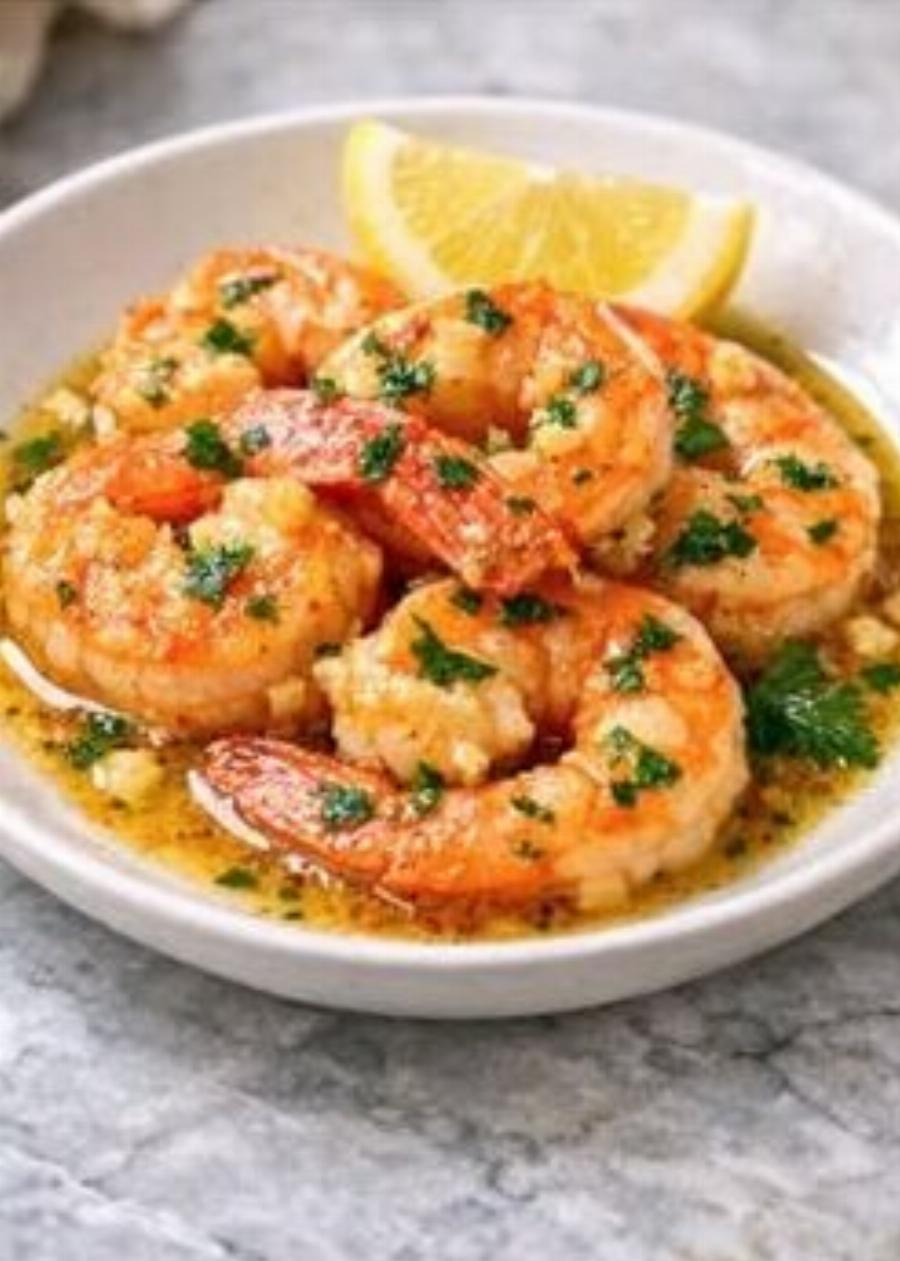 Γαρίδες σε σκορδοβούτυρο με λεμόνι – Γρήγορη και εύκολη συνταγή