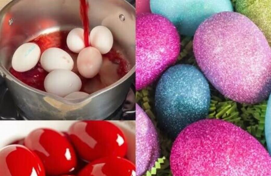 Το κόλπο με το κρασί για να βγάλεις τα πιο γκλιτεράτα Πασχαλινά αυγά