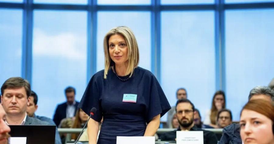 Ασταμάτητη η Καρυστιανού πήγε ξανά στο Ευρωκοινοβούλιο και τους είπε αuτά που θέλει να πει κάθε Έλληνας
