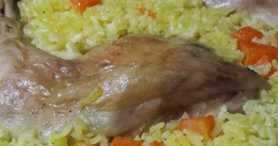 Κοτόπουλο με ρύζι στο φούρνο – Το πιο εύκολο πιλάφι φούρνου