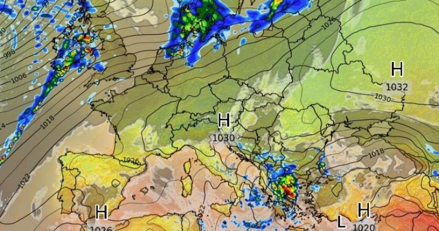 Καιρός: «Κλειδώνει» την κακοκαιρία το ECMWF – Πότε έρχεται πολικός στρόβιλος