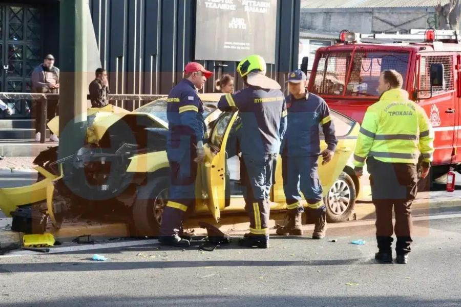Νεκρή και η γυναίκα που επέβαινε στο μοιραίο ταξί, στην οδό Πειραιώς