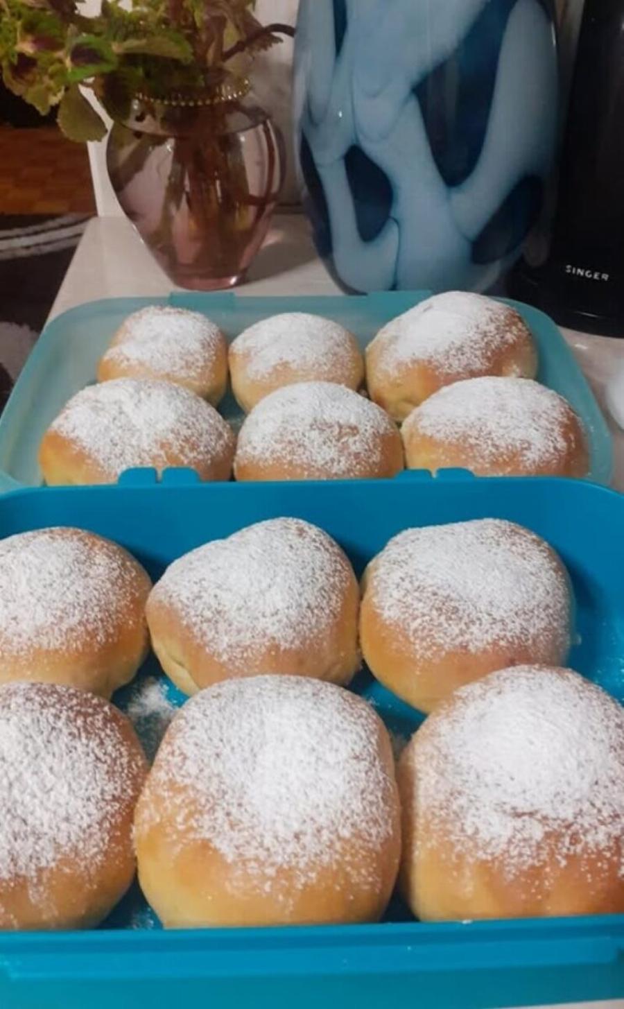 Τα ντόνατς φούρνου με μερέντα που εξαφανίζονται μόλις βγουν από τον φούρνο!