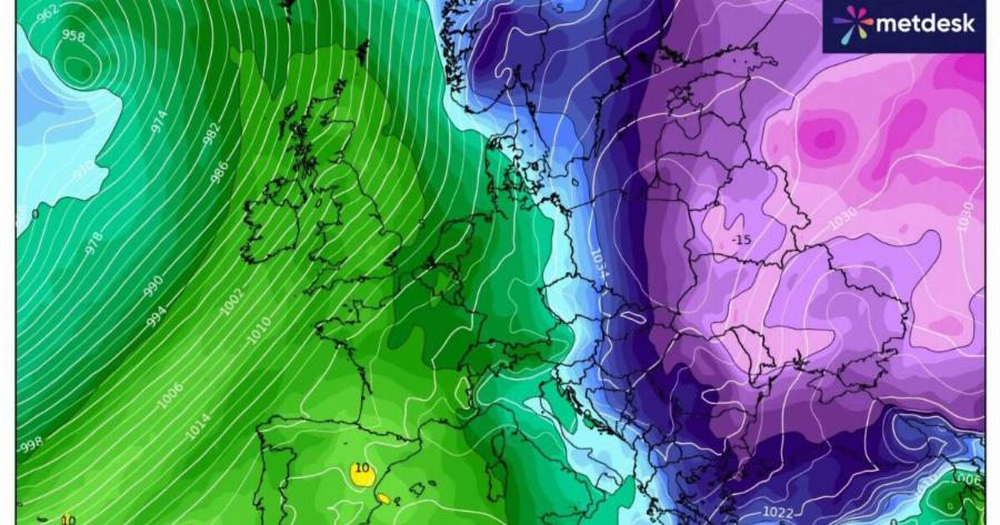 Δuστuχώς δεν θα το γλιτώσουμε: Σιβηρικό ψύχος προ των πυλών της Ελλάδας – Οι περιοχές που θα παγώσουν με πρωτόγνωρες θερμοκρασίες