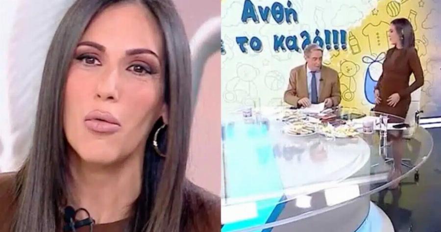 Η πιο γλυκιά στιγμή στην «Κοινωνία Ώρα MEGA» – Η Ανθή Βούλγαρη ανακοίνωσε ότι περιμένει παιδί