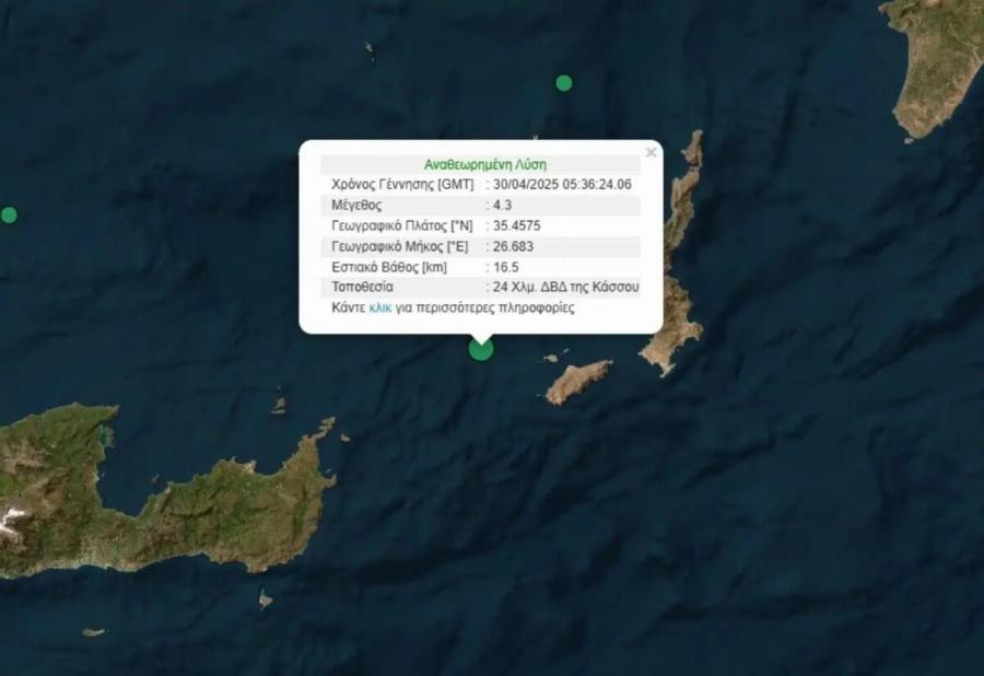 NEOΣ ΔYNATOΣ ΣEIΣMOΣ ΣTH XΩPA MAΣ – MEΓAΛH ANHΣYXIA