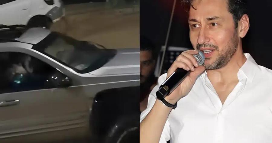 Πάνος Καλίδης: Βγήκε με το τζιπ στους πλημμυρισμένους δρόμους για να βοηθήσει κόσμο εν μέσω κακοκαιρίας