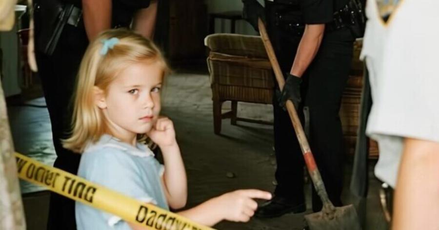 Ένα κοριτσάκι κάλεσε την αστυνομία και είπε πως ο πατέρας της ήταν κάτω από το πάτωμα: όταν οι αστυνομικοί άρχισαν να βγάζουν τα ξύλα, είδαν κάτι τρομακτικό