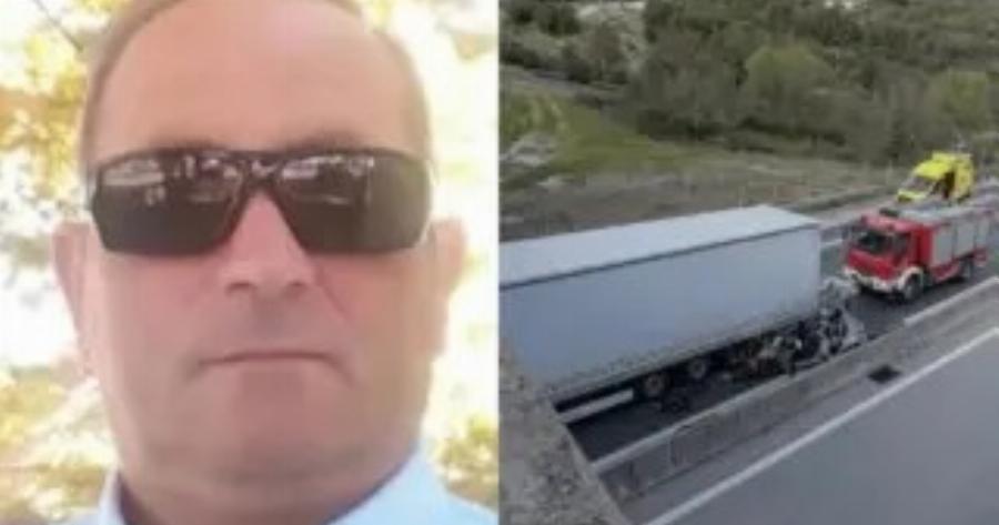 Θλίψη: Αυτός είναι ο άνθρωπος που έχασε τη ζωή του στην Εγνατία ενώ τοποθετούσε κώνους