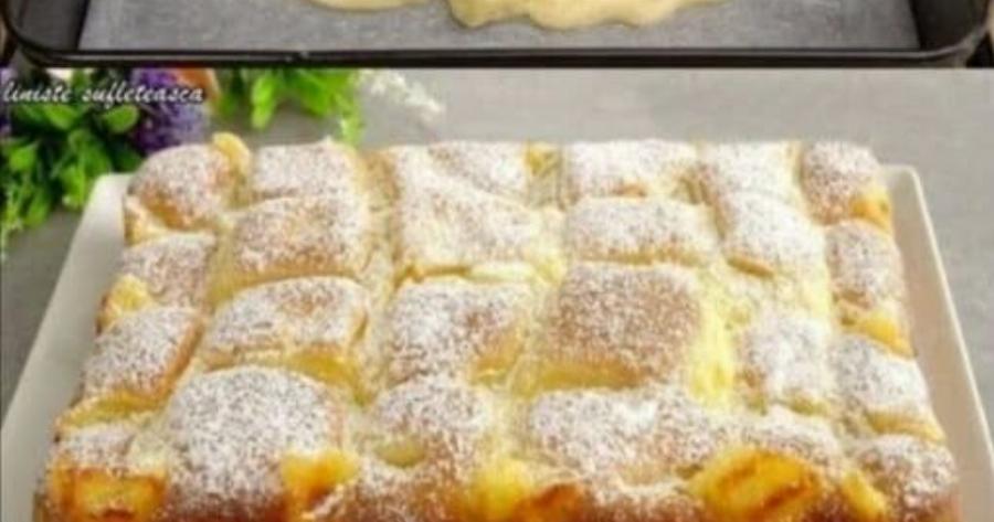 Το μήλο-κέικ με κρέμα που έχει ξετρελάνει το ίντερνετ – Αφράτο, αρωματικό και απίστευτα ζουμερό