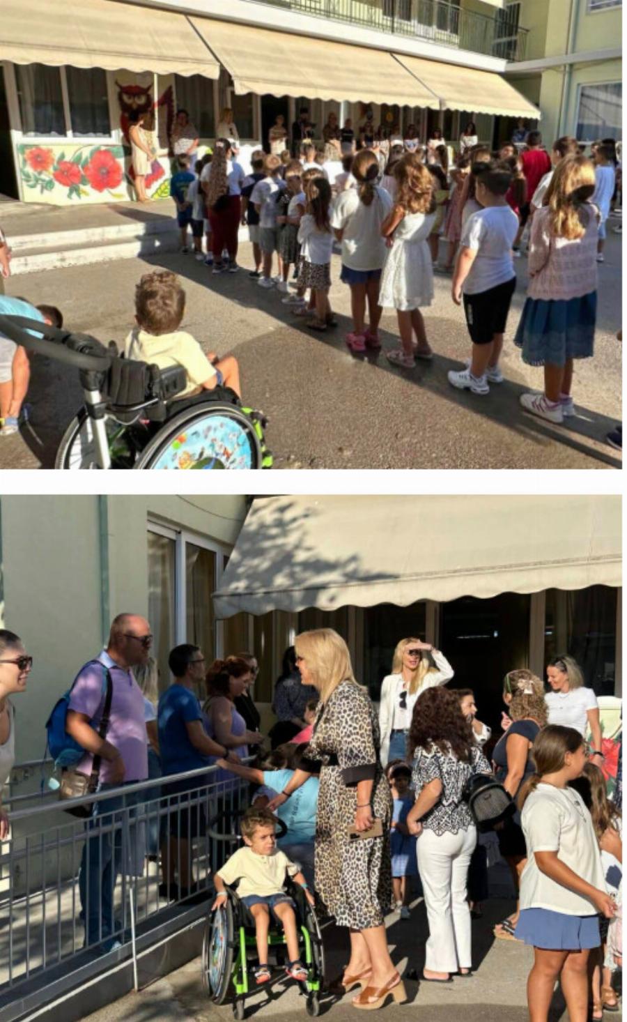 O Παναγιώτης Ραφαήλ έγινε μαθητής της Α’ Δημοτικού