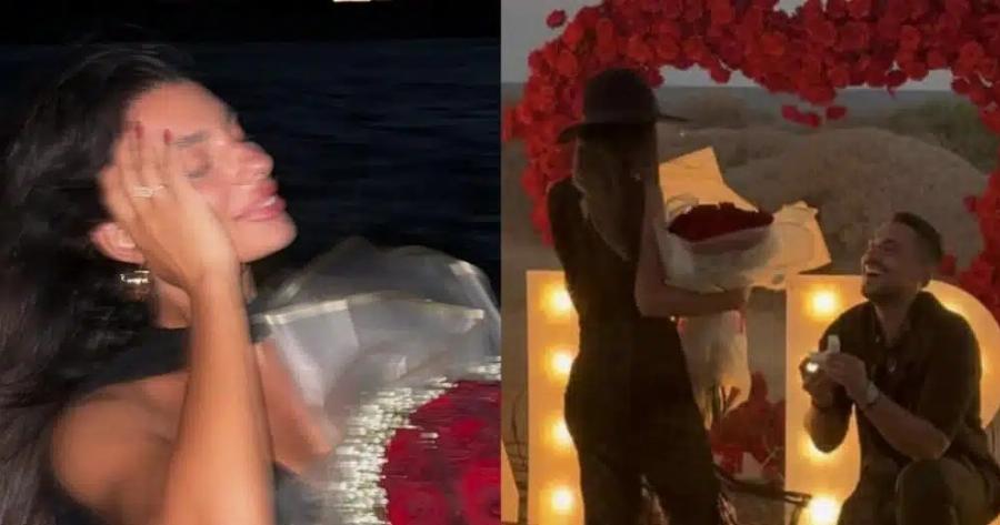 Σάκης Κατσούλης: Έκανε πρόταση γάμου στη Μαριαλένα Ρουμελιώτη σε ένα παραμυθένιο σκηνικό – Το εντυπωσιακό μονόπετρο