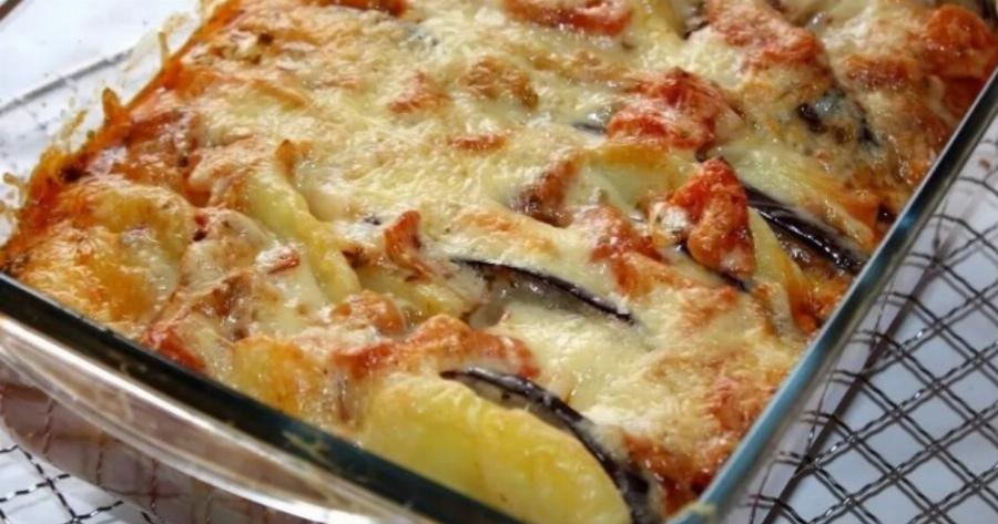 Πατάτες με μελιτζάνες στον φούρνο – πεντανόστιμο και οικονομικό πιάτο