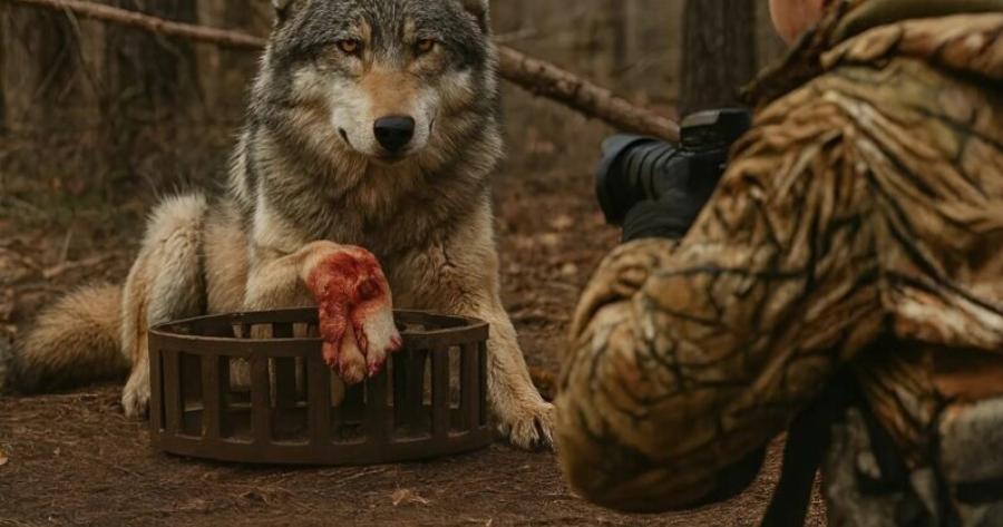 Ένας τουρίστας παρατήρησε έναν λύκο που είχε παγιδευτεί και δεν μπορούσε να ελευθερωθεί: ο άντρας αποφάσισε να σώσει το καημένο ζώο, αλλά την επόμενη στιγμή ο λύκος έκανε κάτι εντελώς απρόσμενο