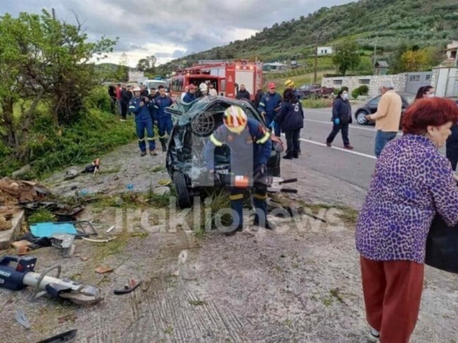 Ηράκλειο: Σκηνές αρχαίας Tpαγωδiας – Η δραματική στιγμή που η Ζαχαρένια «σβήνει» στην άσφαλτο