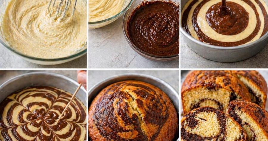 Το κέικ μαρμπρέ που έφτιαξα και έγινε ανάρπαστο – το μυστικό στο ανακάτεμα