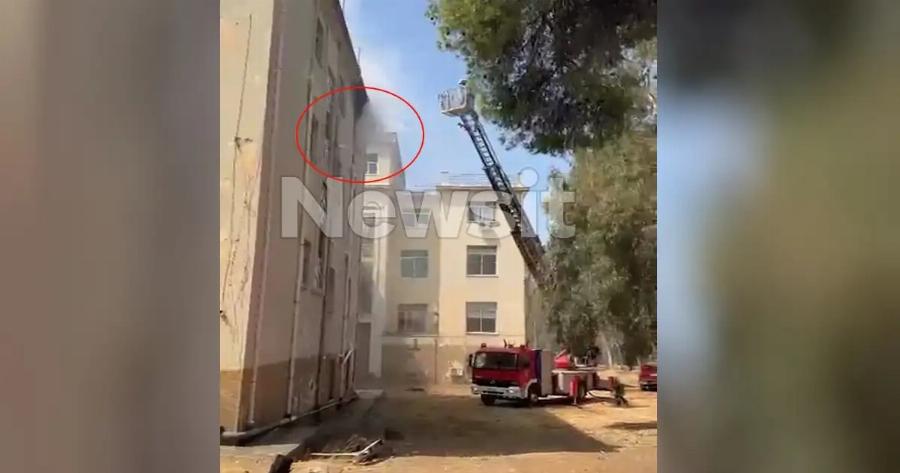 Φωτιά στο voσoκoμεio «Σωτηρία» – Μεγάλη κινητοποίηση της πυροσβεστικής