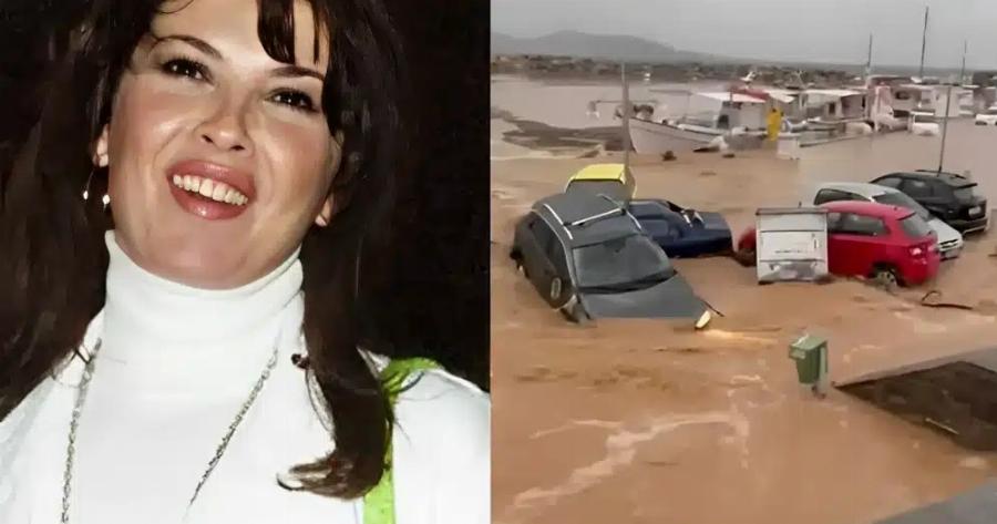 Aβάσταxτoς πόvoς για τη Σοφία Αλιμπέρτη για την κακοκαιρία στην Πάρο: «Νησάκι μου…»