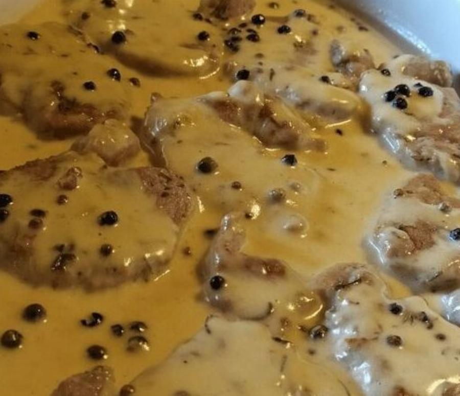 Ψαρονέφρι με σάλτσα πιπεριών – πιάτο που θυμίζει εστιατόριο