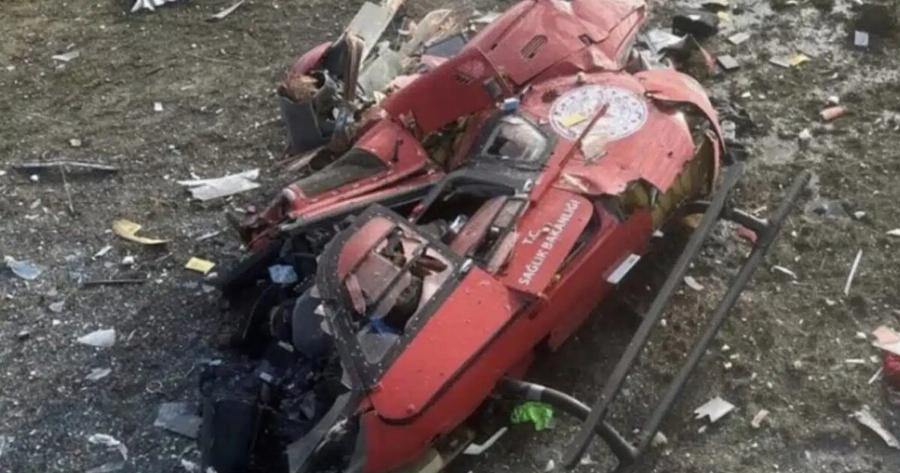 Τέσσερις νεκροί μετά από πτώση ελικοπτέρου σε προαύλιο νοσοκομείου