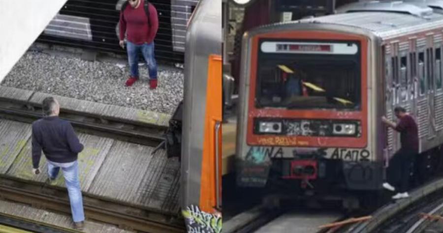 Σοκ στον ΗΣΑΠ, κóπnκε στα 2: Άνδρας πńδnξε στις γραμμές του τρένου και σκοτwθnκε, έκλεινε τα μάτια του ο κόσμος
