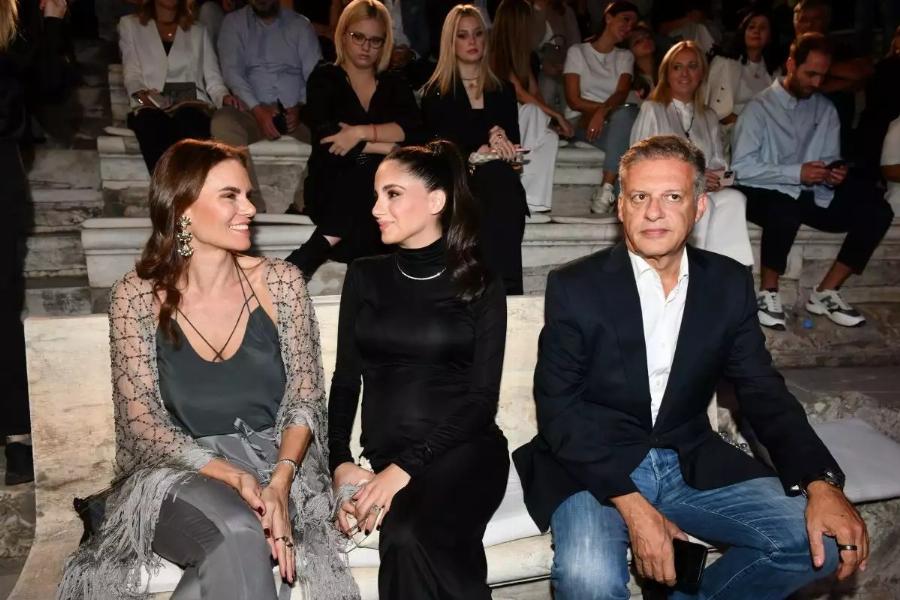 Κωνσταντίνος Αργυρός: Η Αλεξάνδρα Νίκα στην πρώτη επίσημη εμφάνισή της με φουσκωμένη κοιλιά