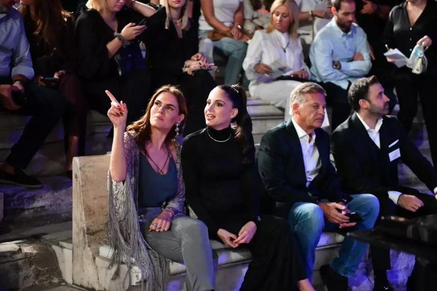 Κωνσταντίνος Αργυρός: Η Αλεξάνδρα Νίκα στην πρώτη επίσημη εμφάνισή της με φουσκωμένη κοιλιά