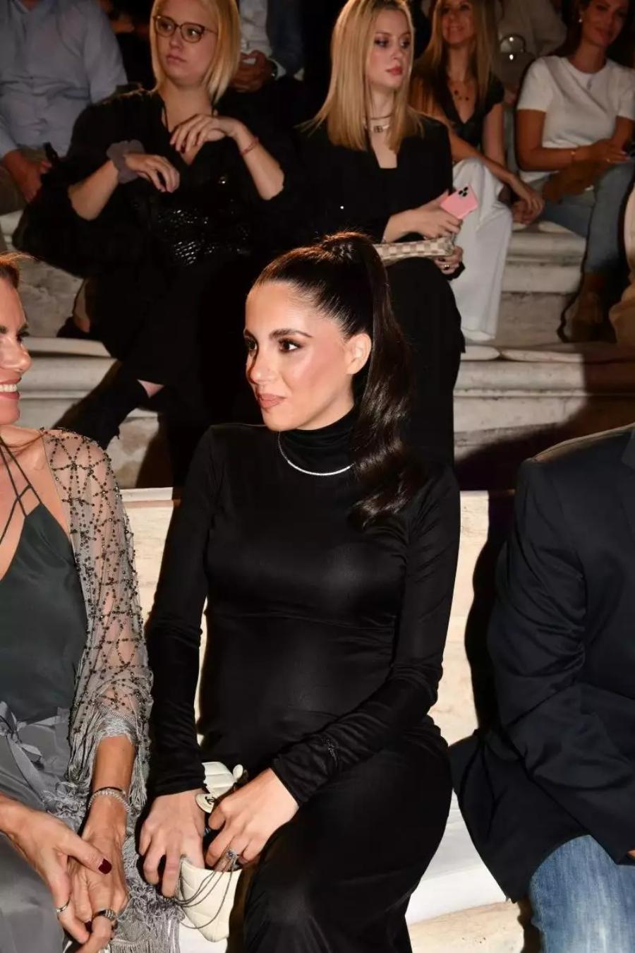 Κωνσταντίνος Αργυρός: Η Αλεξάνδρα Νίκα στην πρώτη επίσημη εμφάνισή της με φουσκωμένη κοιλιά