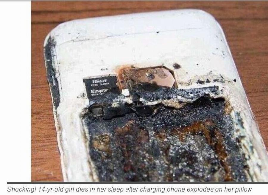 Τραγωδiα Εξερράγη το κινητό της την ώρα που κοιμόταν και την σκoτωσε