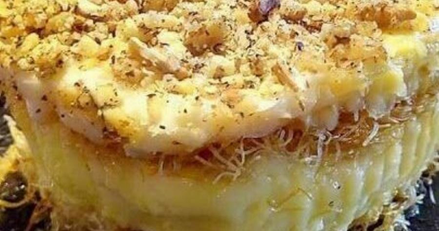 Το εκμέκ κανταΐφι που θυμίζει παλιό ζαχαροπλαστείο