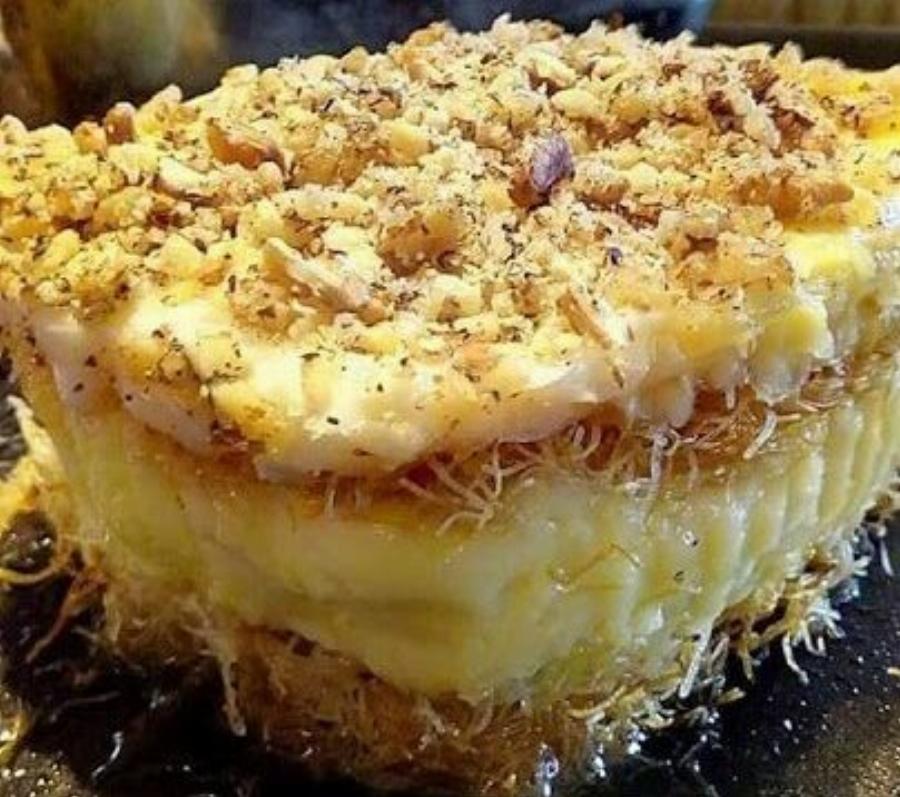 Το εκμέκ κανταΐφι που θυμίζει παλιό ζαχαροπλαστείο