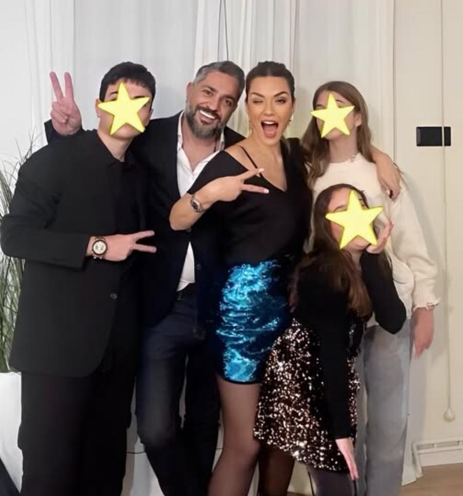 Bάσω Λασκαράκη – Λευτέρης Σουλτάτος: Έκαναν πρωτοχρονιά με τα παιδιά τους