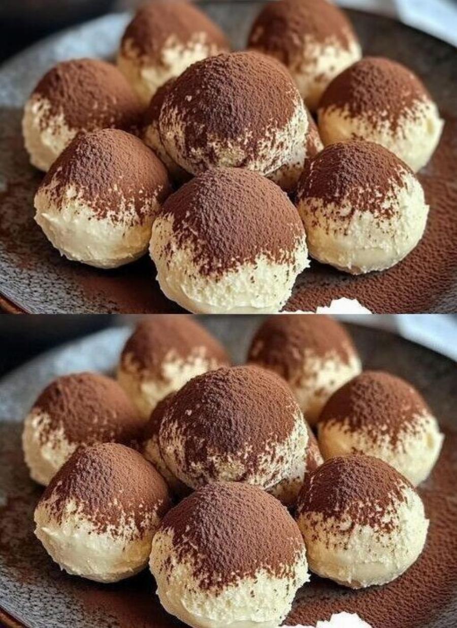 Μπαλάκια τιραμισού κομψά και τόσο γευστικά που θα εξαντληθούν στη στιγμή