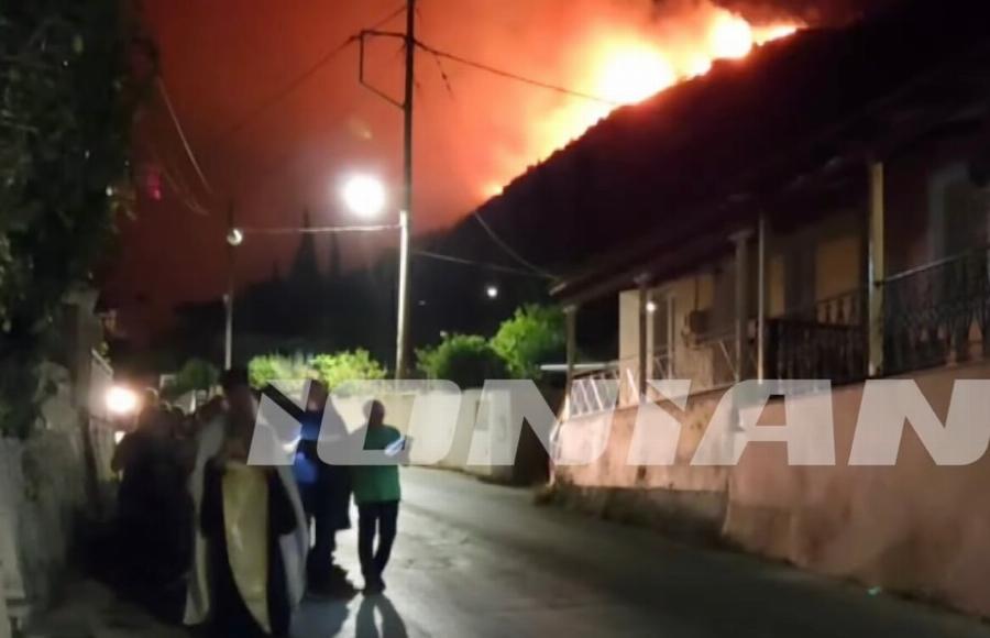 Έκαναν λιτανεία στη Ζάκυνθο για τη φωτιά
