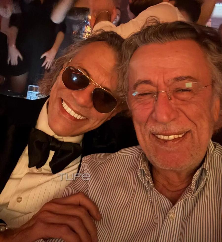 Μάκης Τριανταφυλλόπουλος: Με τον 42χρονο γιο του, τον Ψινάκη, τη Φανή Χαλκιά και τη Γεωργία Μπίκα στην Πάολα