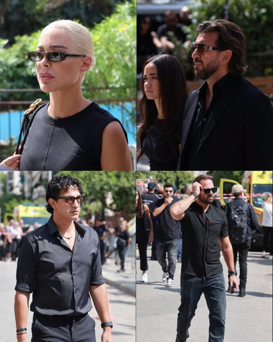 Συγκίνηση: Σύσσωμη η showbiz στην κηδεία του Γιώργου Μαζωνάκη – Φωτογραφίες και βίντεο
